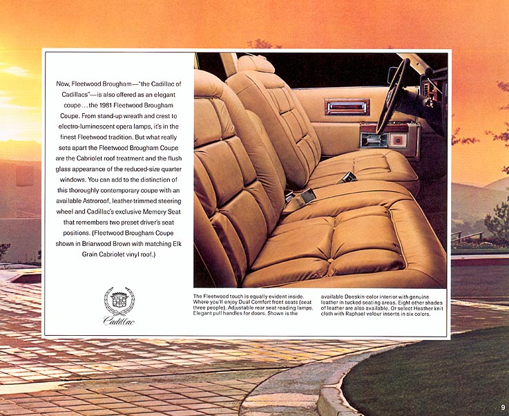 1981 Cadillac Brochure Page 7
